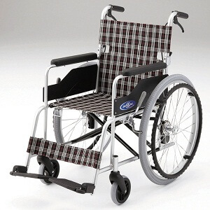 車椅子レンタル | アルミ製自走用車いす NC-1CB | 介護用品のＮＧＴ 