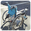 介助操作部付のスティックタイプ電動車椅子 JWX-1
