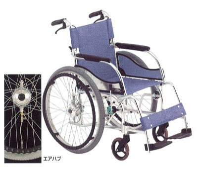 超軽量自走式車椅子 エアリアル（エアハブ付） MW-SL1BAH